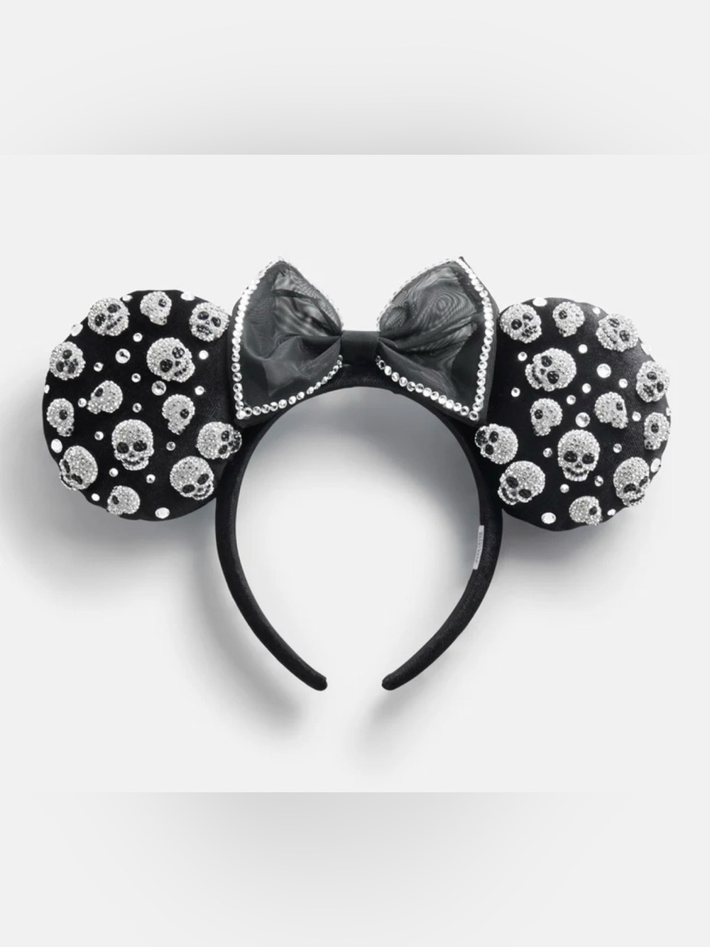 Baublebar Black Rhinestone Skull Minnie Ears